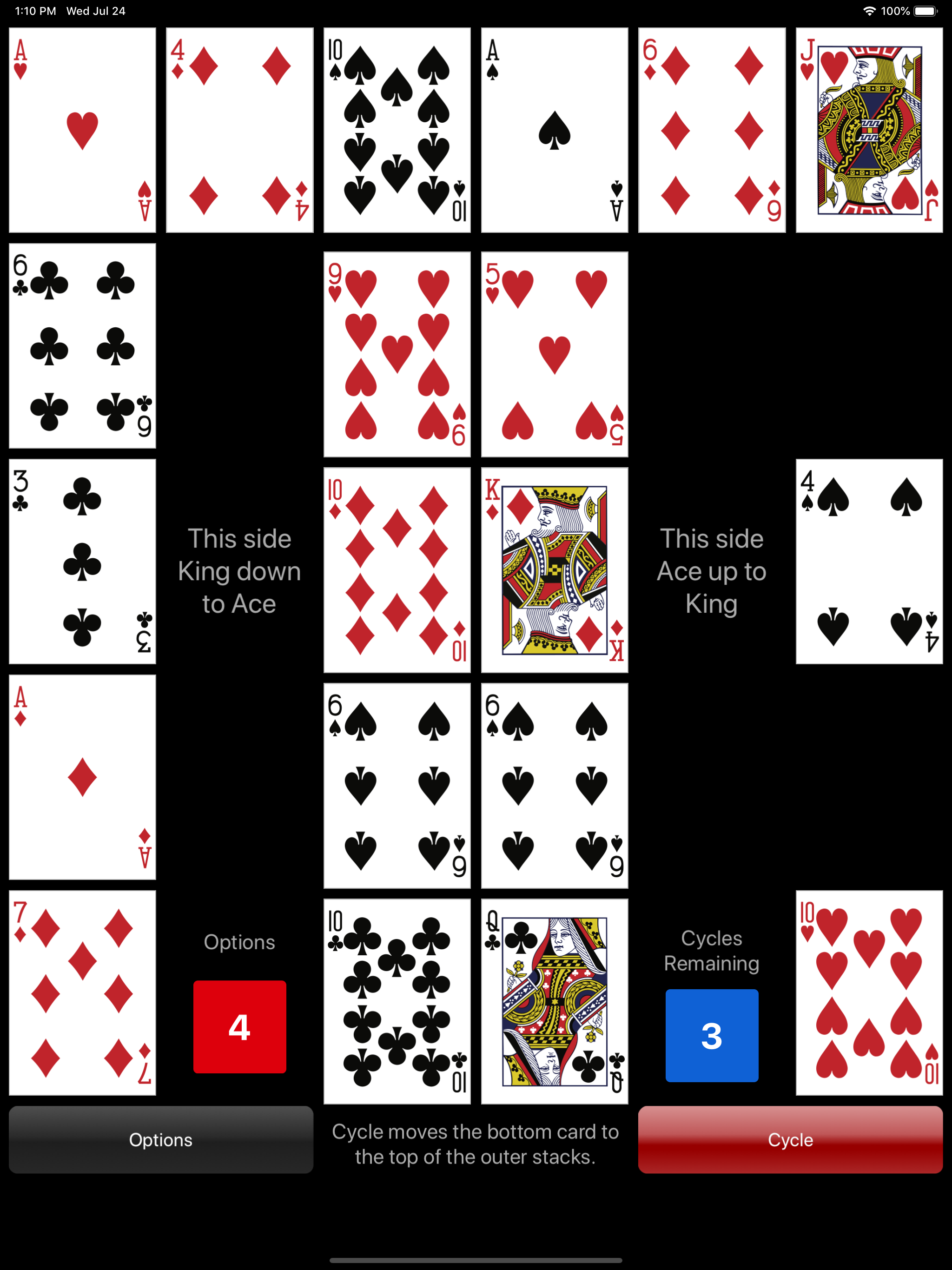 Crescent Solitaire screenshot 9