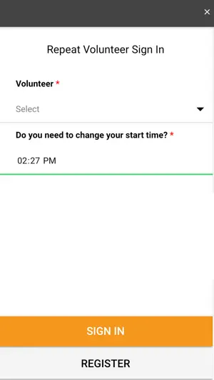 Volunteer Check In Kiosk screenshot 3