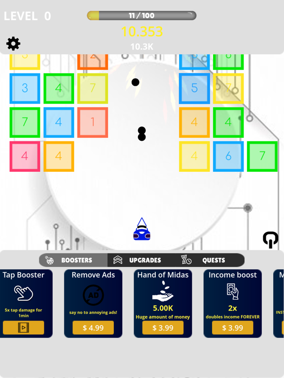 Idle Balls multitasking punch
