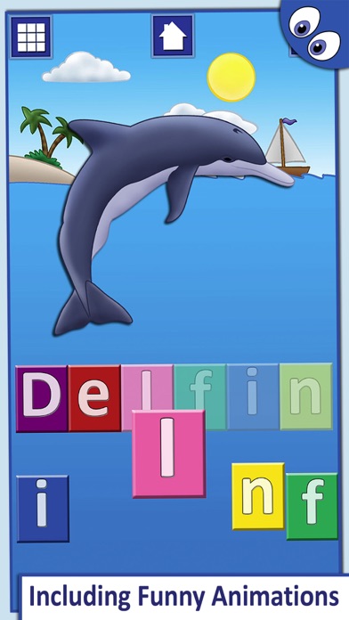 German First Words with Phonics: Preschool Spelling & Learning Word Game for Children screenshot 4