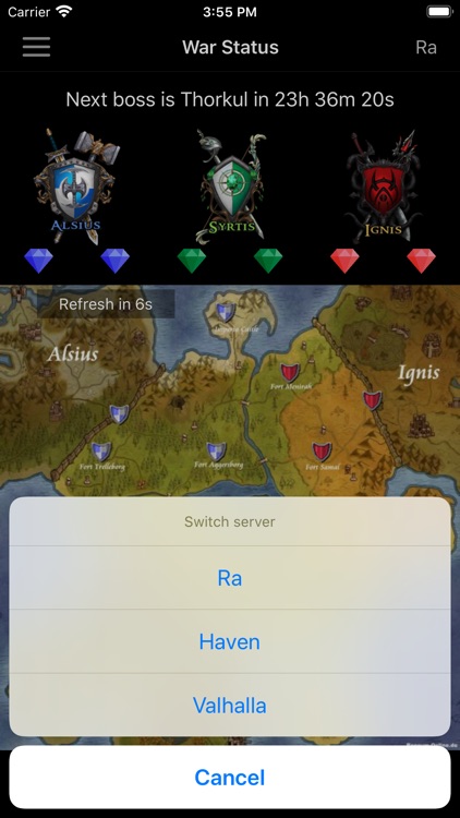 War Status for Regnum screenshot-5