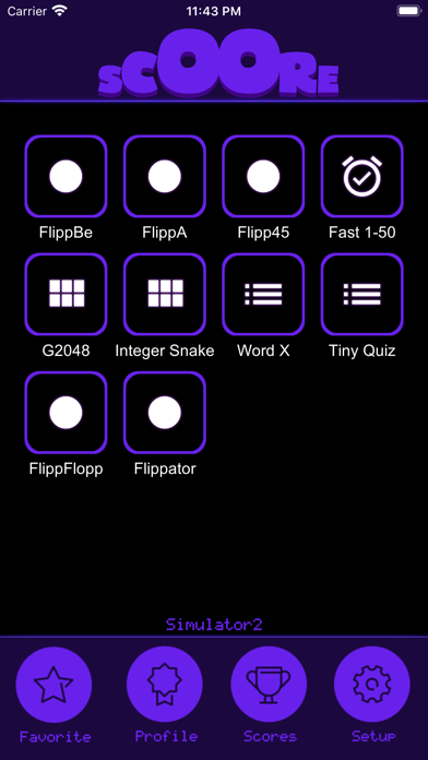 Screenshot 1 of Scoore App
