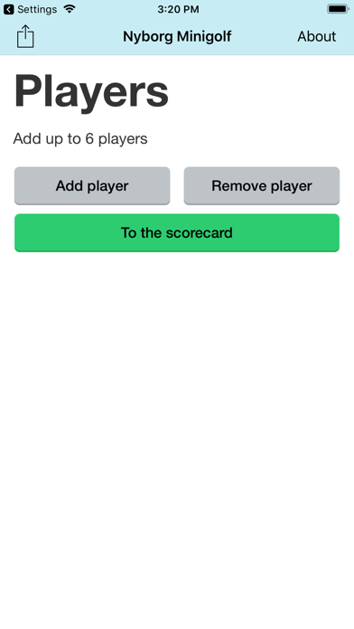 Nyborg_Minigolf app screenshot