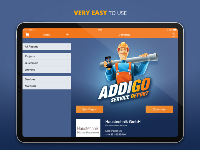 ADDIGO Service Report