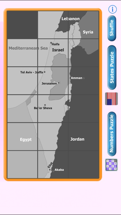 Israel Map Puzzle