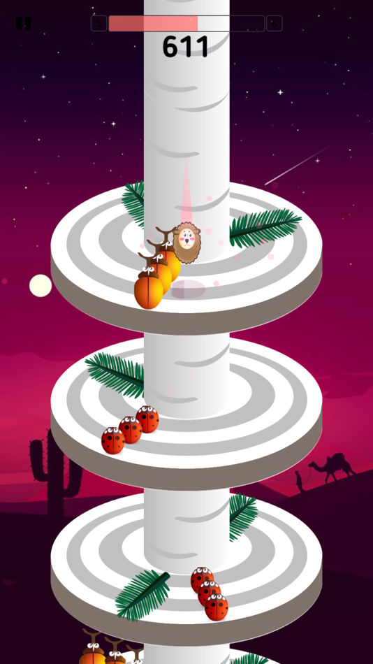 #7. Spiral Jump Game (iOS) By: Dan Nguyen Ngoc Dan