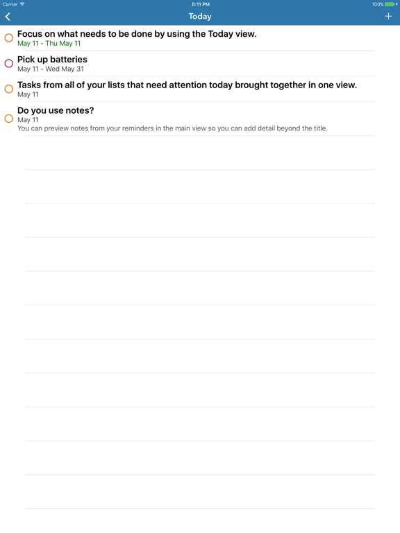 Screenshot #4 pour Minders - To-Do made Simple