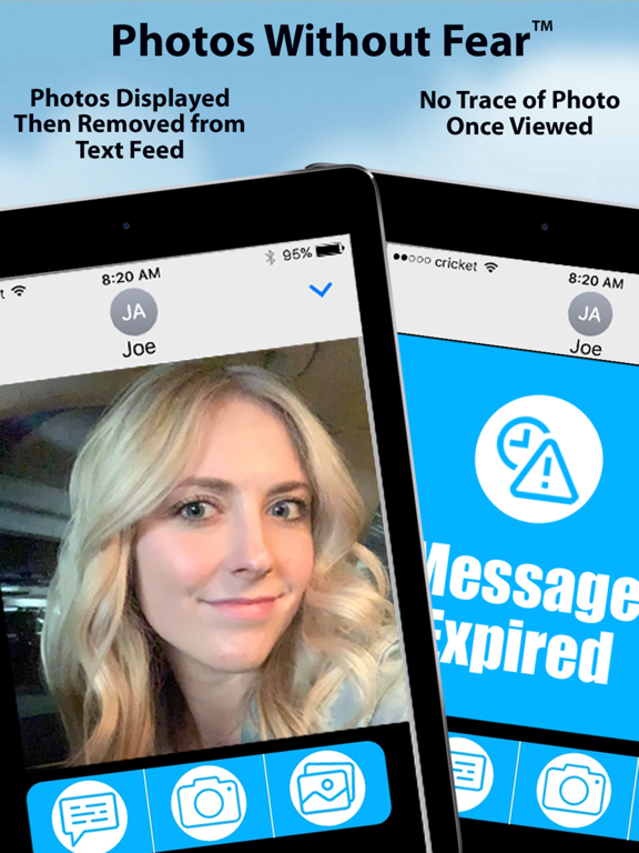 Screenshot #4 pour Off The Record Texting & Pics