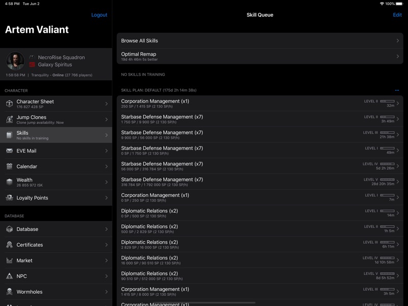 Neocom II for EVE Online screenshot 9