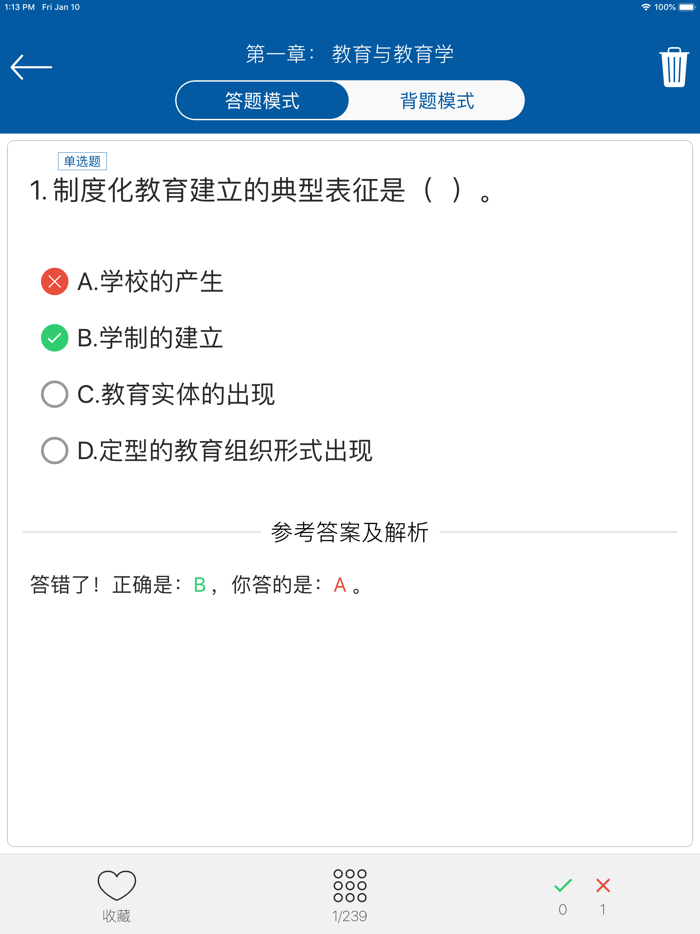 教育学同步题库及知识要点专题