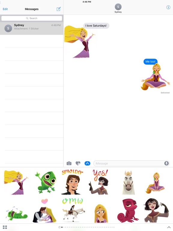 Screenshot #5 pour Disney Stickers: Tangled