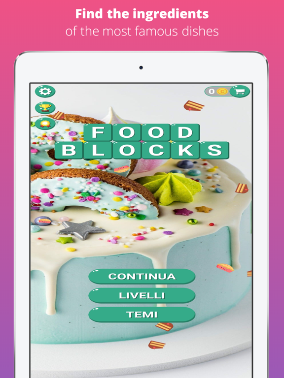 Screenshot #4 pour Food Blocks - Word Puzzle