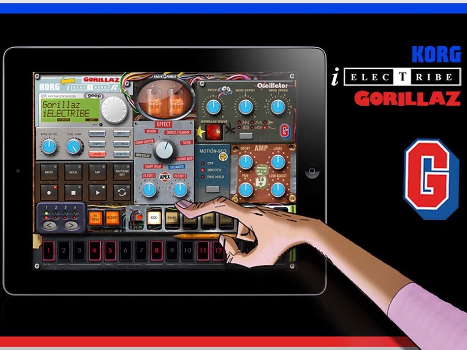 #1. iELECTRIBE Gorillaz Edition (iOS) 由: KORG INC.