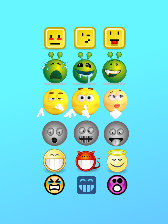 Screenshot #4 pour Lotsa Smileys for iMessage