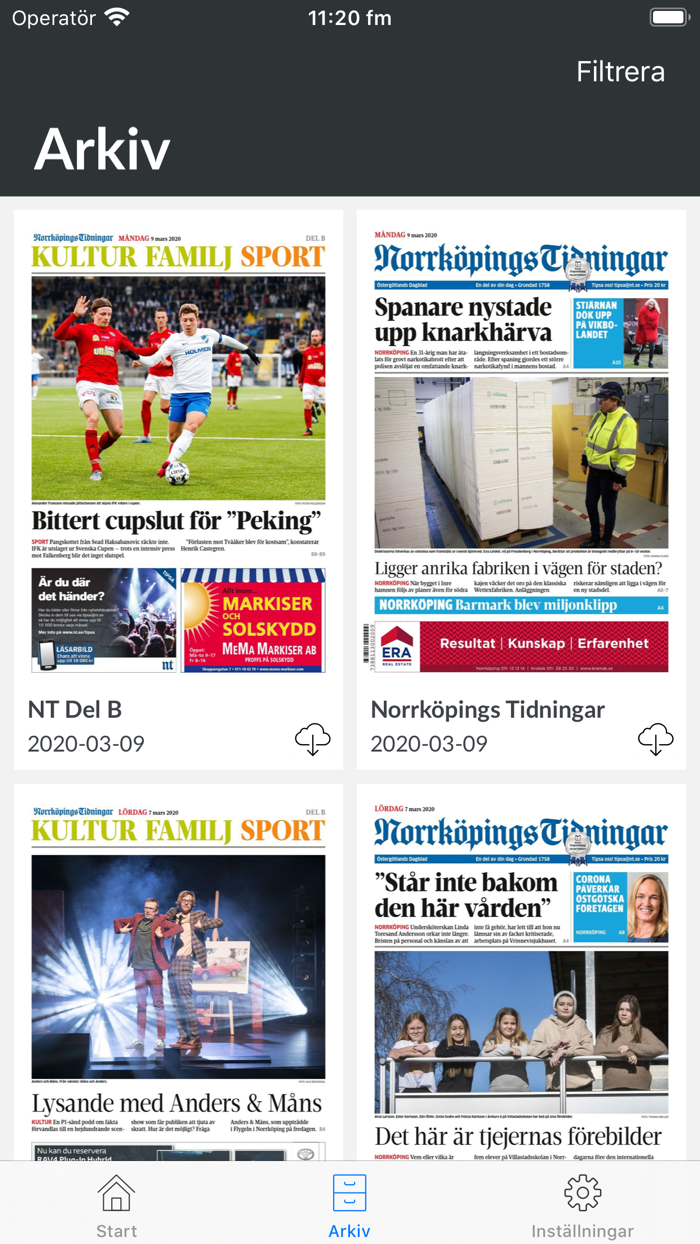 E-tidning NT