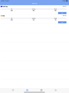 Interval Timer Calendar screenshot 4