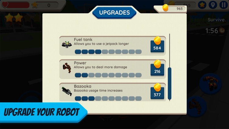 Robot Hero: City Simulator 3D screenshot-5
