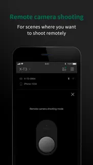 fujifilm camera remote iphone capturas de pantalla 2