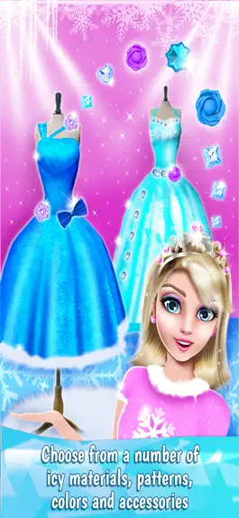 Game screenshot Ice Princess Dress Designer hack