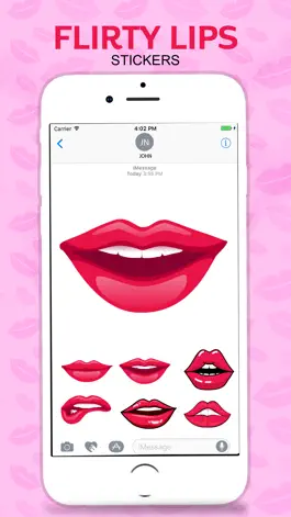 Game screenshot Flirty Lips Sticker hack