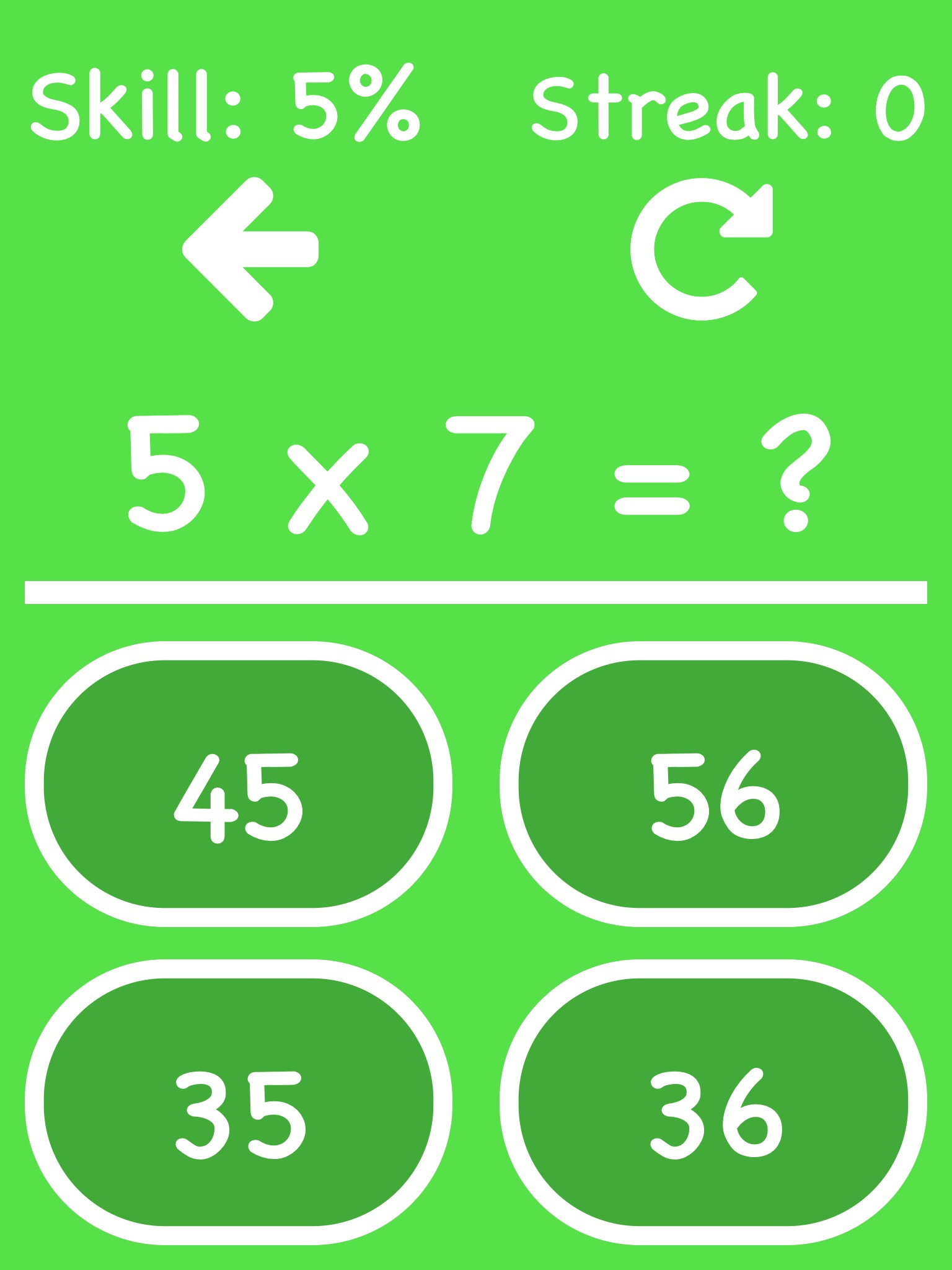 Cool Times Tables Flash Cards screenshot 4