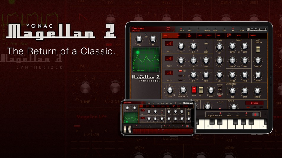 #1. Magellan Synthesizer 2 (iOS) 来自: Yonac Inc.