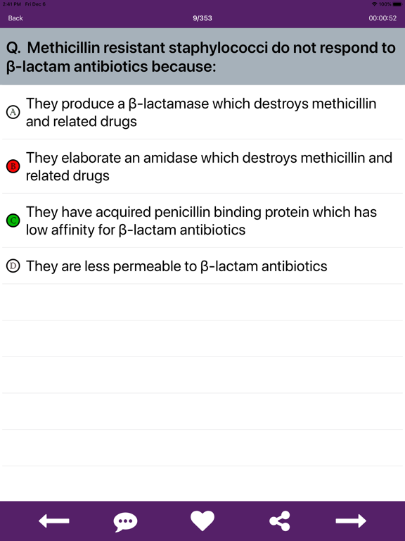 Pharmacology Practice Tests iPad screenshot 5 - Education app