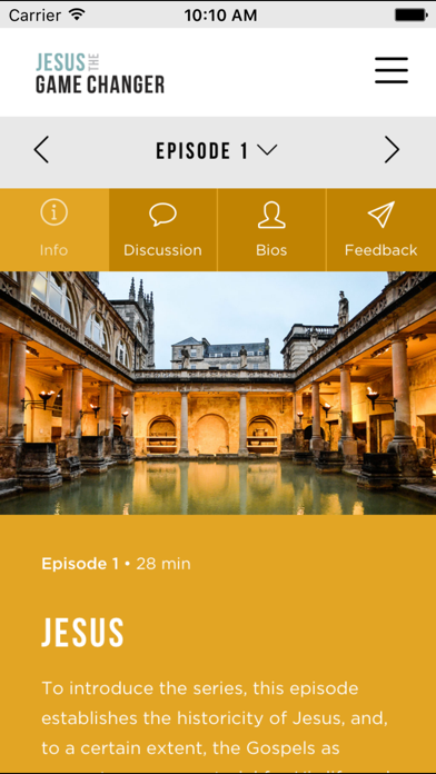 Jesus The Game Changer iPhone screenshot 1 - Education app