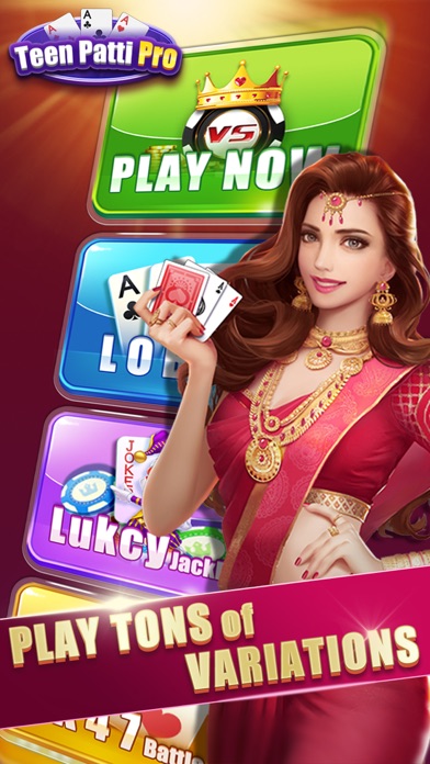 Screenshot #1 pour Teen Patti Pro