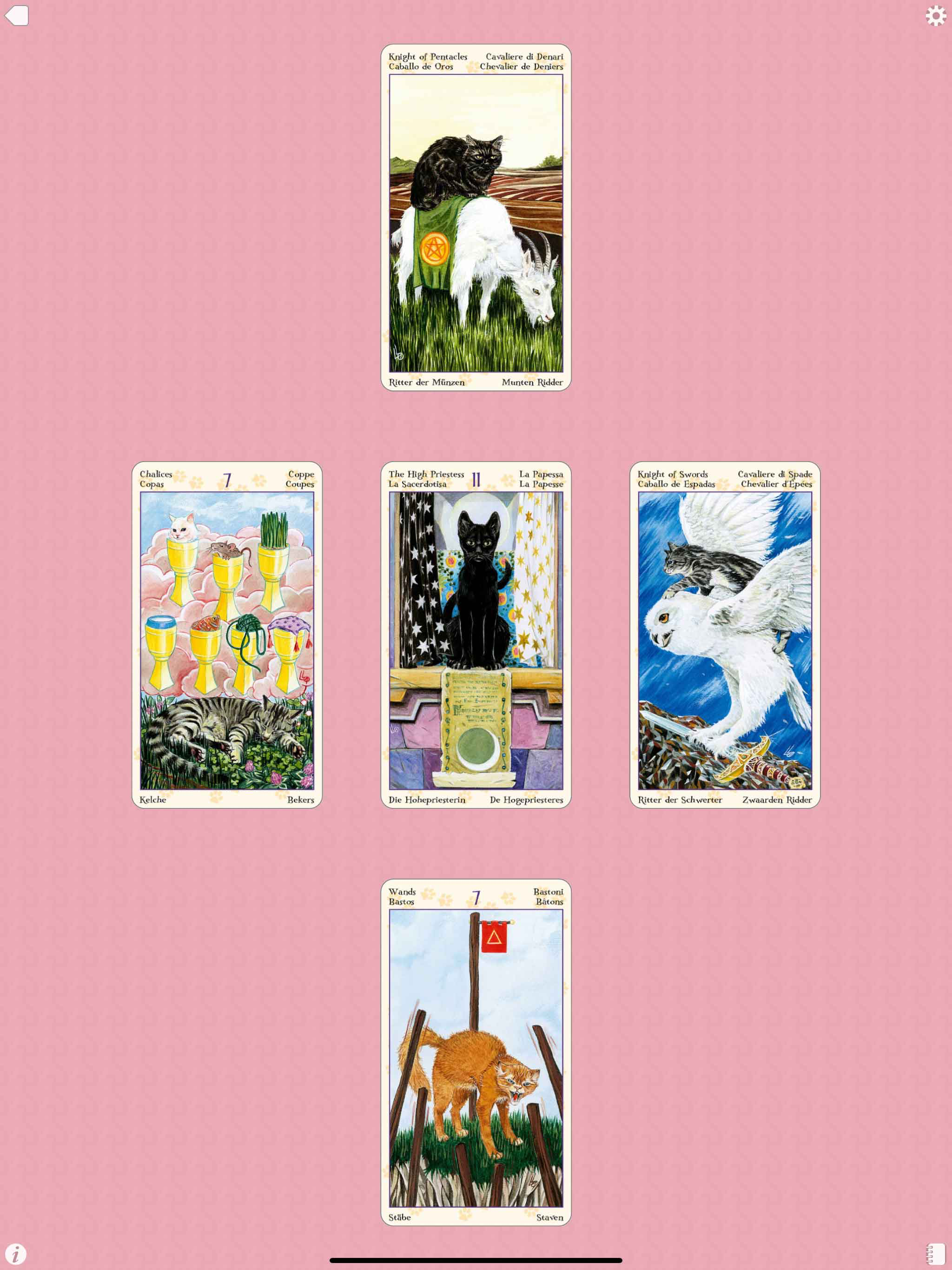 Tarot of Pagan Cats