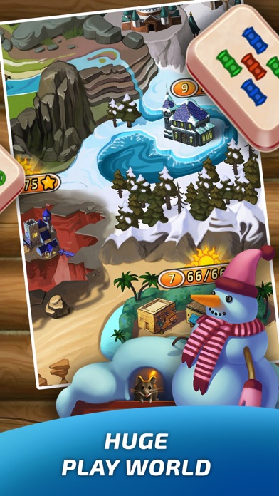 Mahjong Village Solitaire game Screenshot
