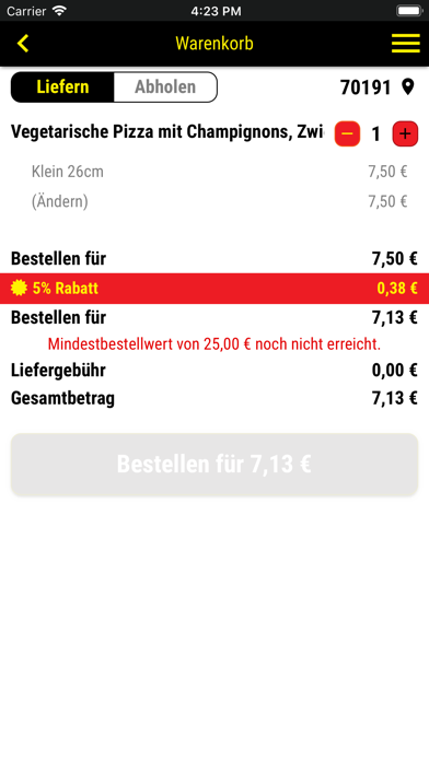 Pizza Phone Stuttgart screenshot 2