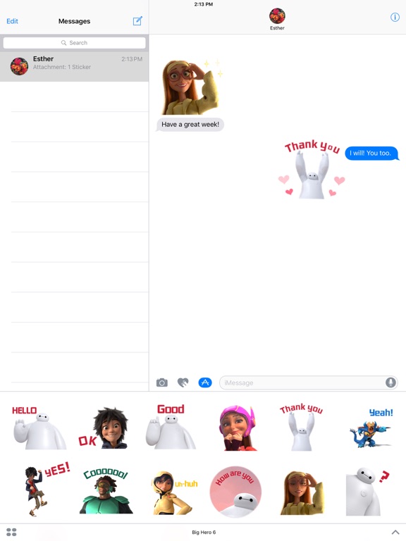 Screenshot #4 pour Disney Stickers: Big Hero 6