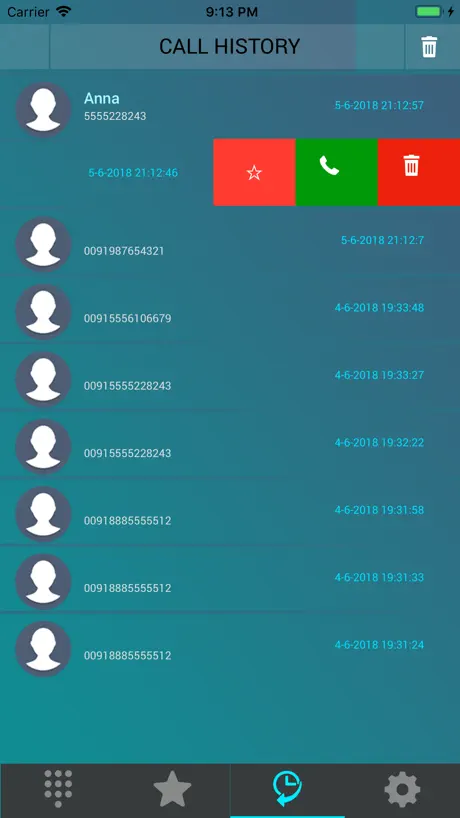 Hello Card Dialer