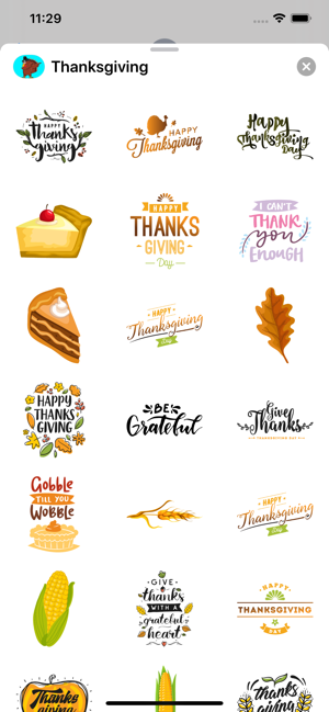 Thanksgiving Countdown App Emo