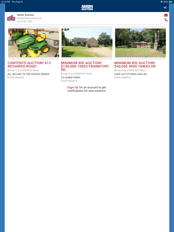 Screenshot #5 pour Amlin Auctions