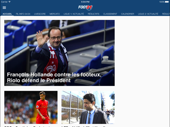 Screenshot #4 pour Foot01