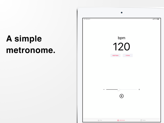 Music Practice Tool Metronotes iPad screenshot 3 - Music app