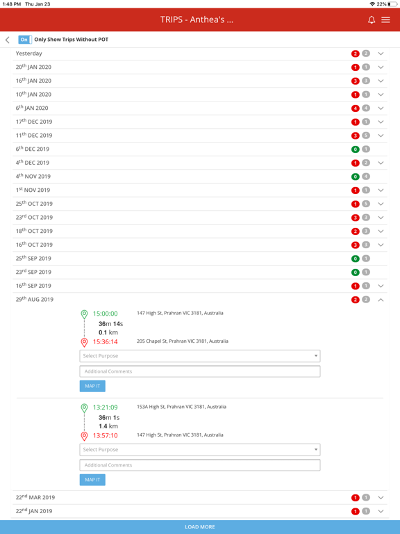 FleetLocate V5 iPad screenshot