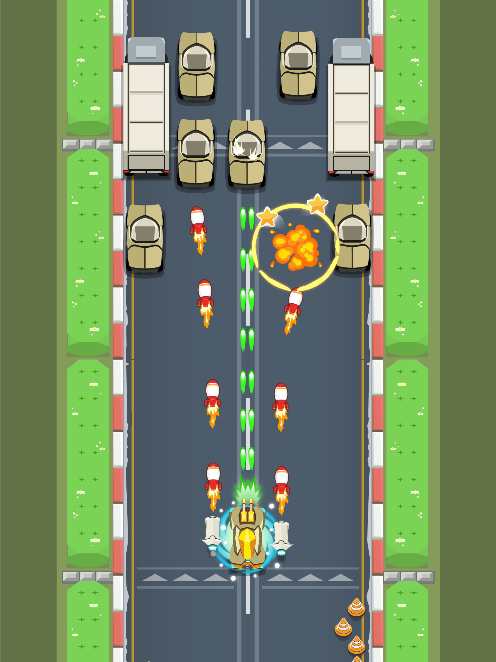 Armored Car VS Evil AI Planes