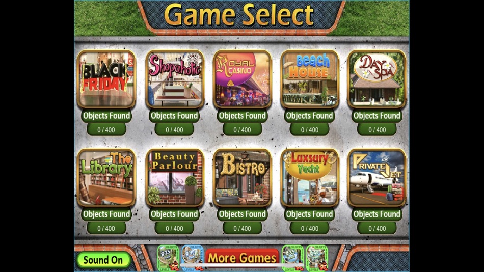 #1. Pack 6 - 10 in 1 Hidden Object (iOS) 由: Big Leap Studios
