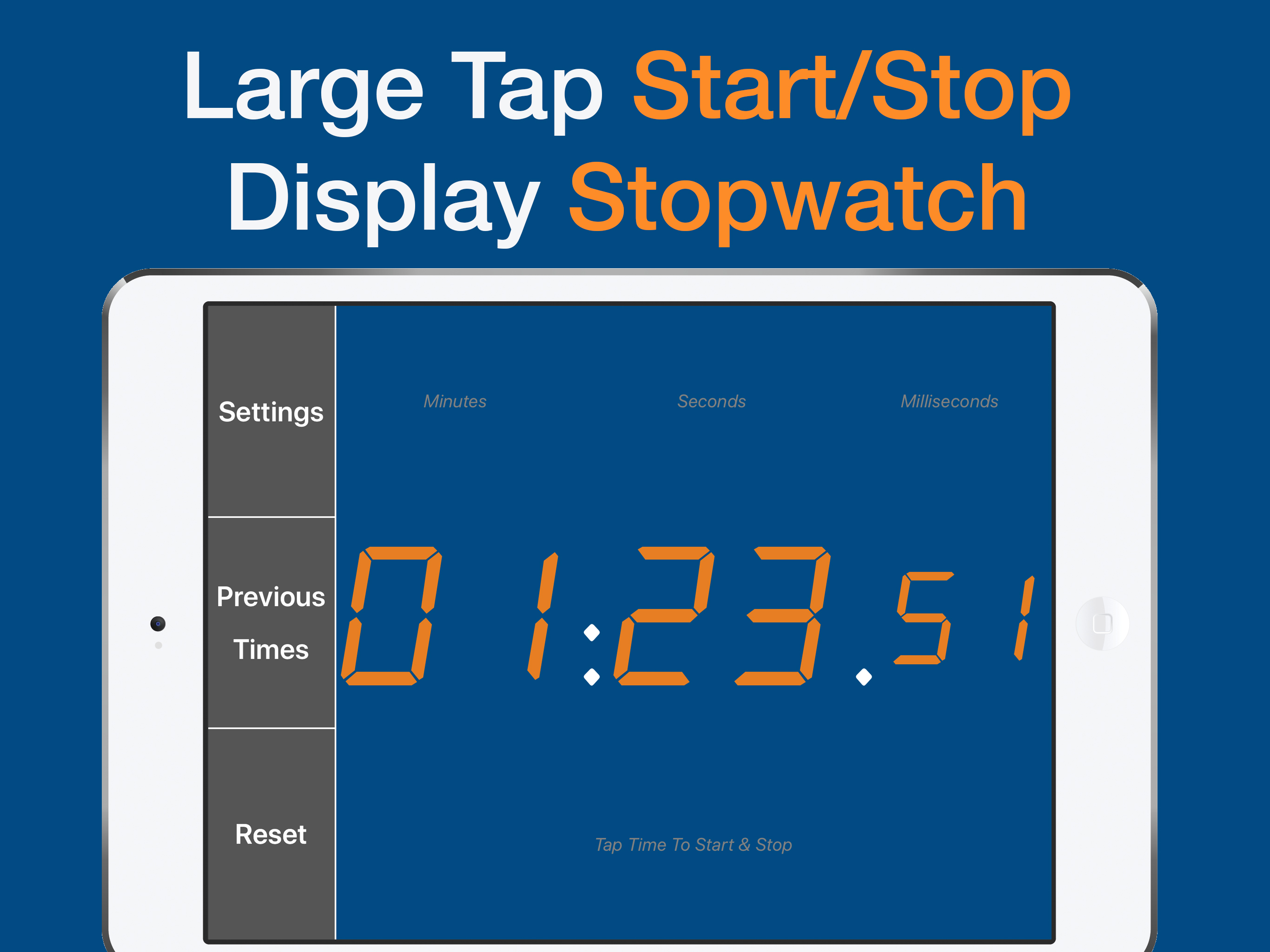 Big Tap Digital Stopwatch