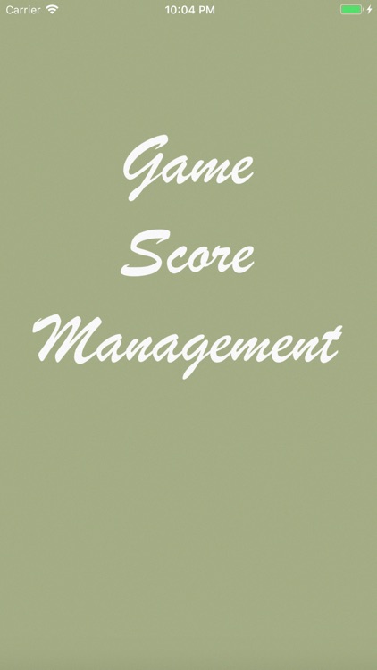 Match Score Management