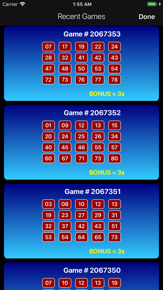 #8. Keno Pro: Scan Lottery Tickets (iOS) Podle: AnalystSpace, LLC