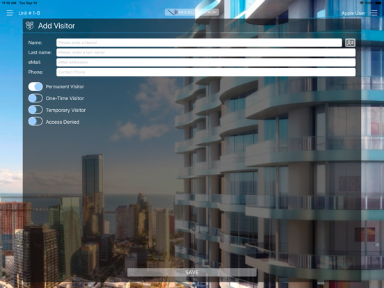 Brickell Flatiron Mobile iPad screenshot