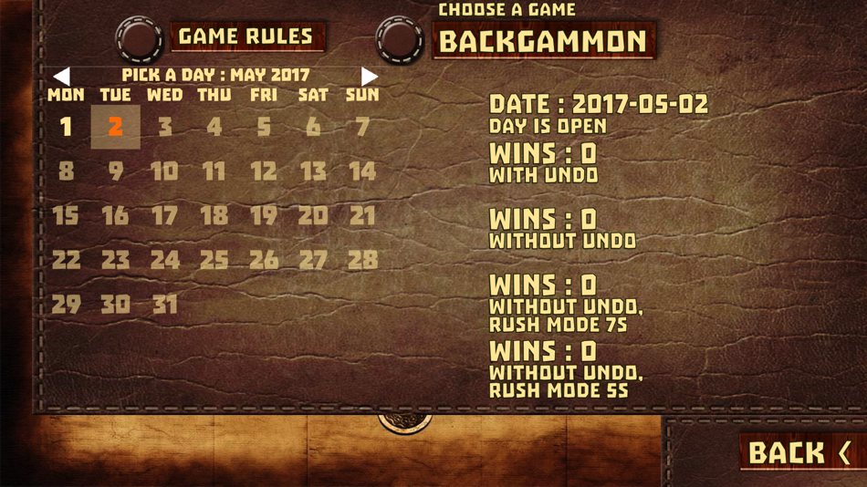 #4. Backgammon 16 Games (iOS) Podle: Boyan Paskalev