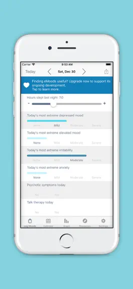Game screenshot eMoods Bipolar Mood Tracker mod apk
