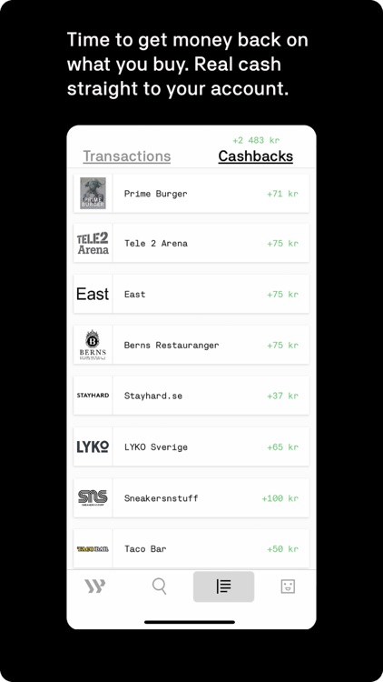 Wrapp - Cashbacks - Belöningar screenshot-4