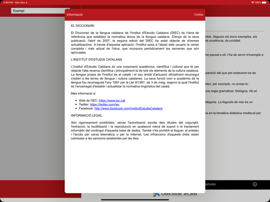 DIEC2 iPad screenshot 5 - Reference app