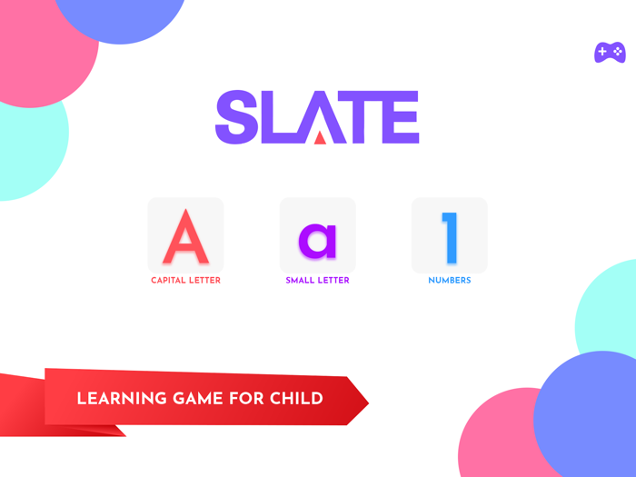 Slate Tracing Alphabets Number